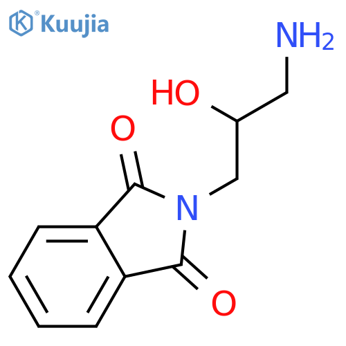 1H-Isoindole-1,3(2H)-dione, 2-(3-amino-2-hydroxypropyl)- structure