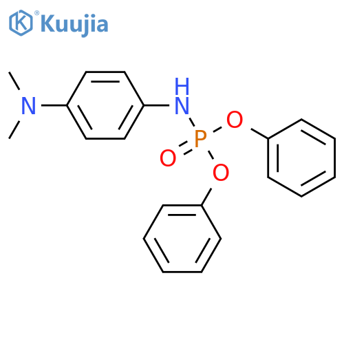 Phosphoramidic acid, [4-(dimethylamino)phenyl]-, diphenyl ester structure