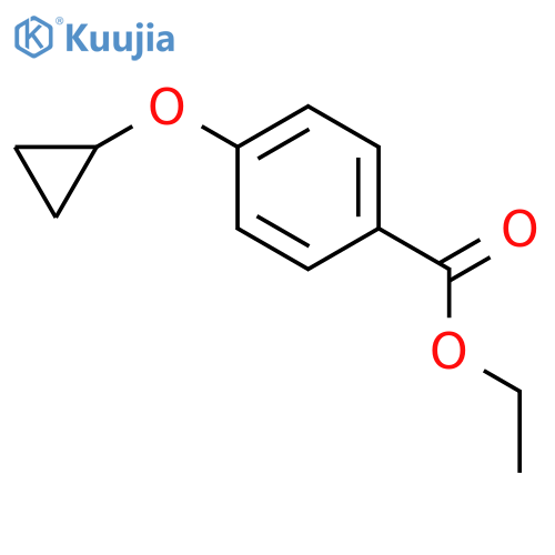 4-Cyclopropyloxybenzoic Acid Ethyl Ester structure
