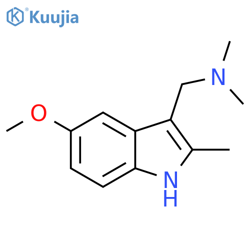 5-methoxy-2-methylgramine structure