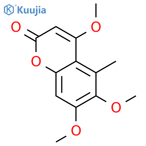 4,6,7-Trimethoxy-5-methyl-2H-chromen-2-one structure