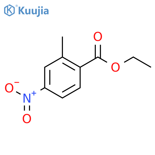 Benzoic acid, 2-methyl-4-nitro-, ethyl ester structure