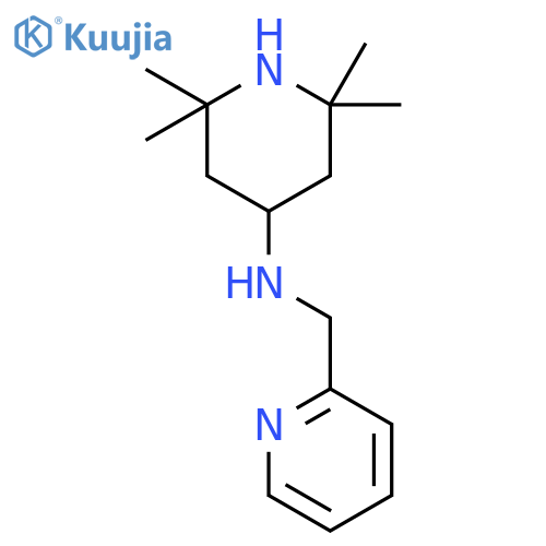 Pyridin-2-ylmethyl-(2,2,6,6-tetramethyl-piperidin-4-yl)-amine structure