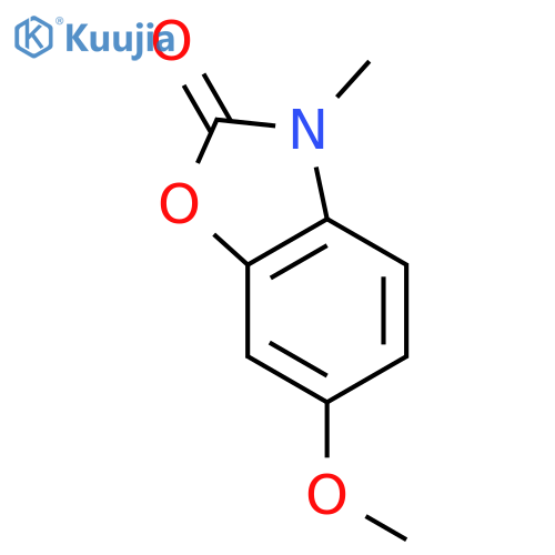 2(3H)-Benzoxazolone, 6-methoxy-3-methyl- structure