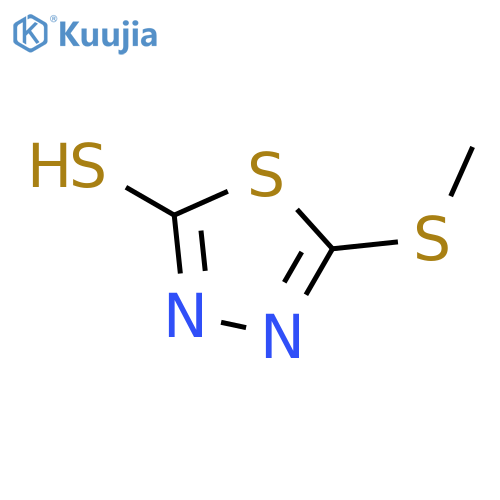 5-(Methylthio)-1,3,4-thiadiazole-2-thiol structure