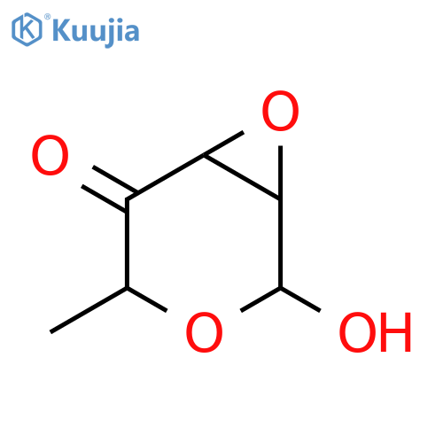 3,7-Dioxabicyclo[4.1.0]heptan-5-one, 2-hydroxy-4-methyl- structure