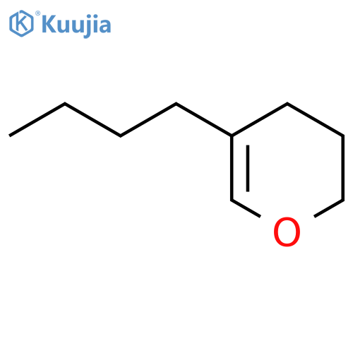 2H-Pyran, 5-butyl-3,4-dihydro- structure