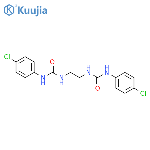 1,1''-ethane-1,2-diylbis[3-(4-chlorophenyl)urea] structure