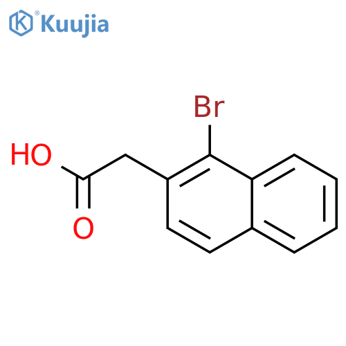 2-(1-bromonaphthalen-2-yl)acetic acid structure