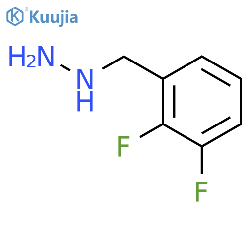 Hydrazine, [(2,3-difluorophenyl)methyl]- (9CI) structure