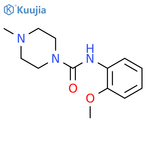 1-Piperazinecarboxamide,N-(2-methoxyphenyl)-4-methyl- structure