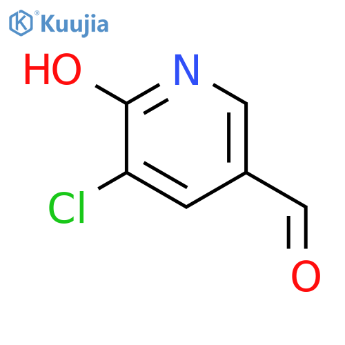 5-Chloro-6-oxo-1,6-dihydro-3-pyridinecarbaldehyde structure