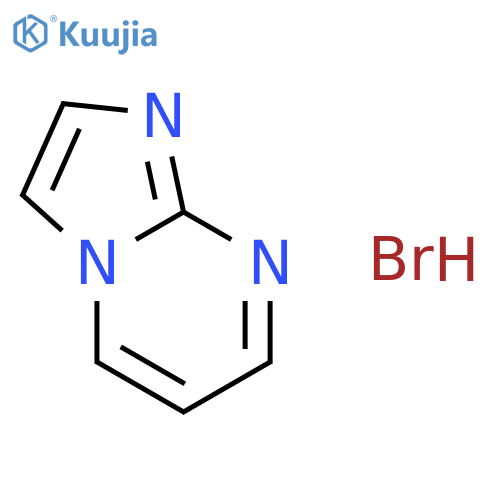 Imidazo[1,2-a]pyrimidine, monohydrobromide structure