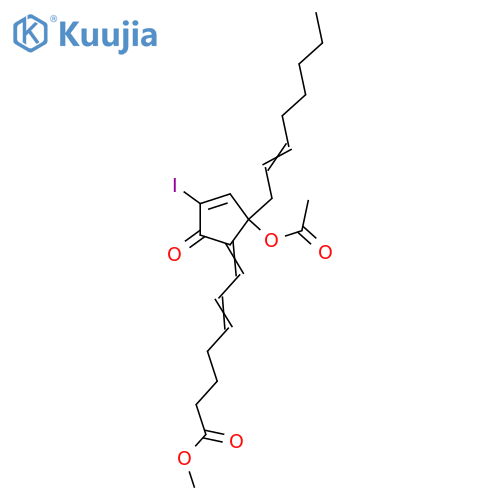 Chlorovulones; (5E,7Z,14Z)-form, Iodo analogue, Ac structure