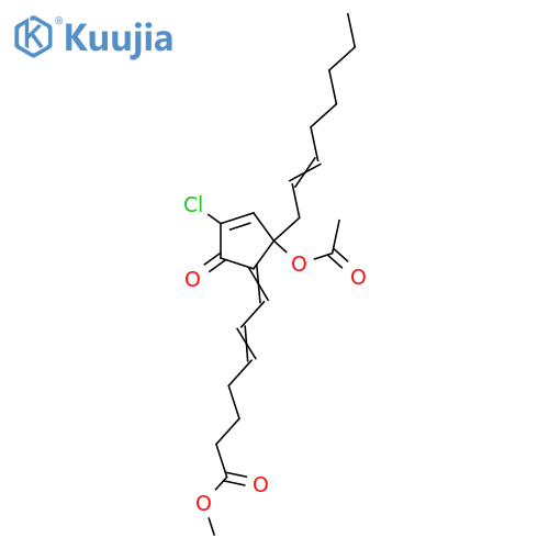 Chlorovulones; (5E,7Z,14Z)-form, Ac structure