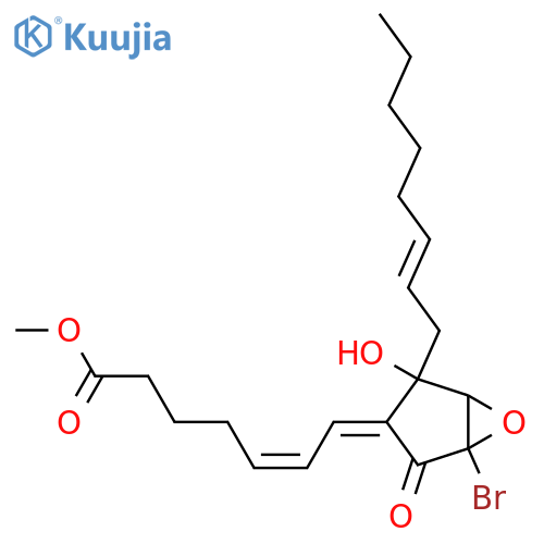 Chlorovulones; (5E,7E,14Z)-form, Bromo analgoue, 10R,11S-epoxide structure