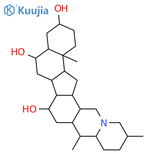 Cevane-3,6,15-triol, (3α,5α,6β,15α)- (9CI) structure