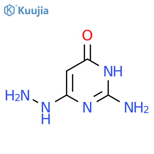 4(3H)-Pyrimidinone,2-amino-6-hydrazinyl- structure
