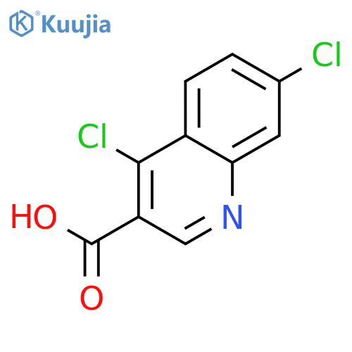 4,7-Dichloroquinoline-3-carboxylic acid structure