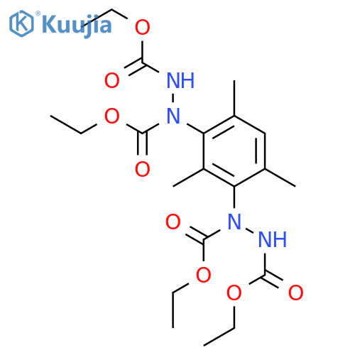 Bicarbamicacid, 2,2'-(2,4,6-trimethyl-m-phenylene)bis-, tetraethyl ester (8CI) structure