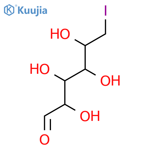 D-Glucose,6-deoxy-6-iodo- structure