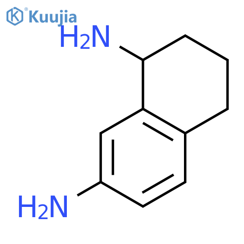 1,2,3,4-tetrahydronaphthalene-1,7-diamine structure