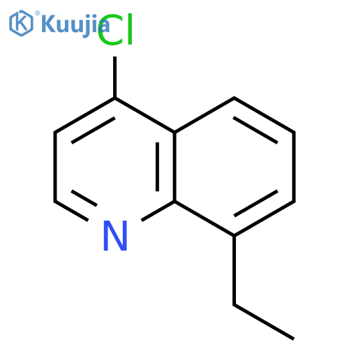 4-chloro-8-ethylquinoline structure