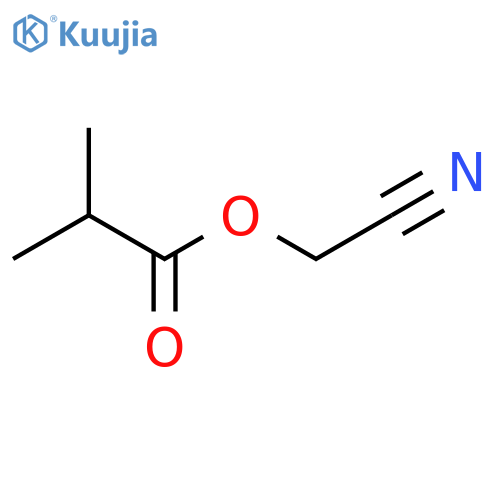 cyanomethyl 2-methylpropanoate structure