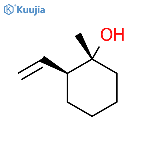 rac-(1R,2S)-2-ethenyl-1-methylcyclohexan-1-ol structure