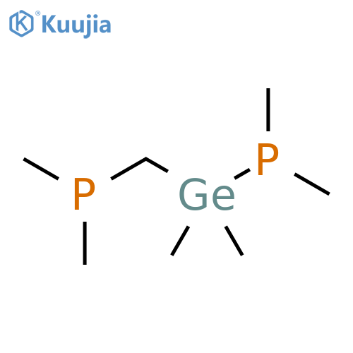 Phosphine, [[(dimethylphosphino)dimethylgermyl]methyl]dimethyl- structure