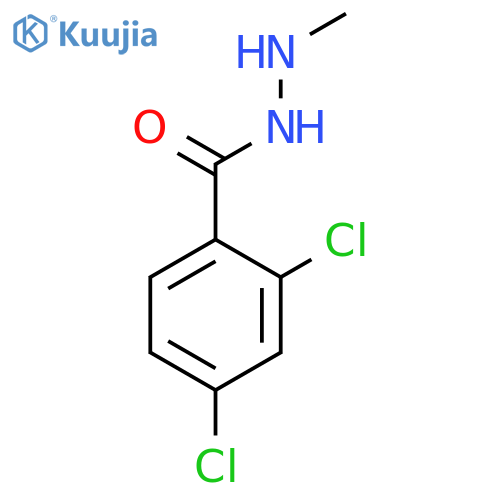 Benzoic acid, 2,4-dichloro-, 2-methylhydrazide structure