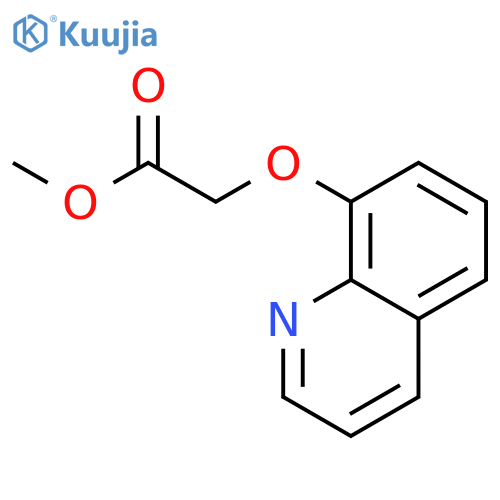 Acetic acid, (8-quinolinyloxy)-, methyl ester structure