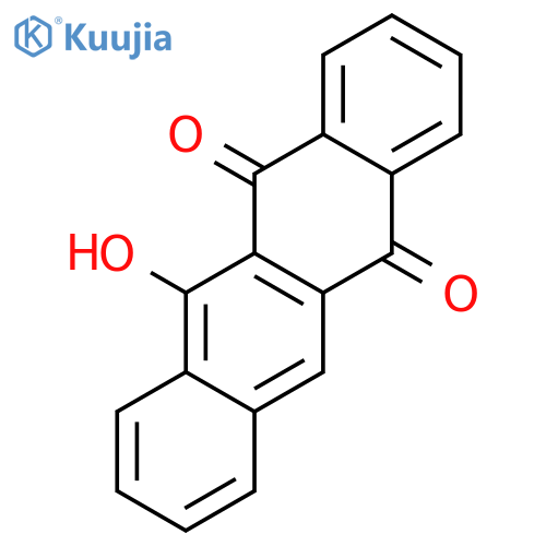 5,12-Naphthacenedione,6-hydroxy- structure