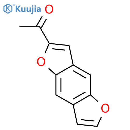 ETHANONE, 1-BENZO[1,2-B:4,5-B']DIFURAN-2-YL- structure