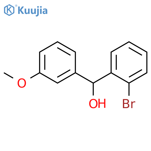 Benzenemethanol, 2-bromo-α-(3-methoxyphenyl)- structure