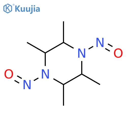 2,3,5,6-tetramethyl-1,4-dinitrosopiperazine structure