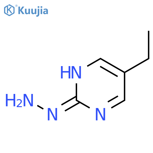 5-ethyl-2-hydrazinylpyrimidine structure