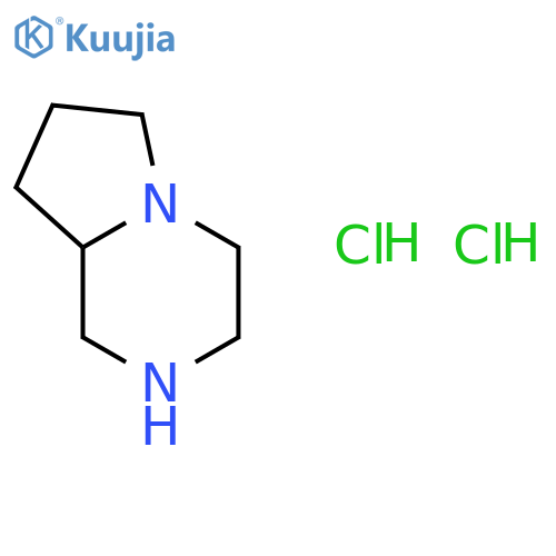 (8aS)-octahydropyrrolo[1,2-a]piperazine dihydrochloride structure