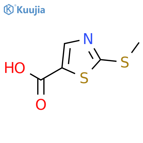2-(methylsulfanyl)-1,3-thiazole-5-carboxylic acid structure