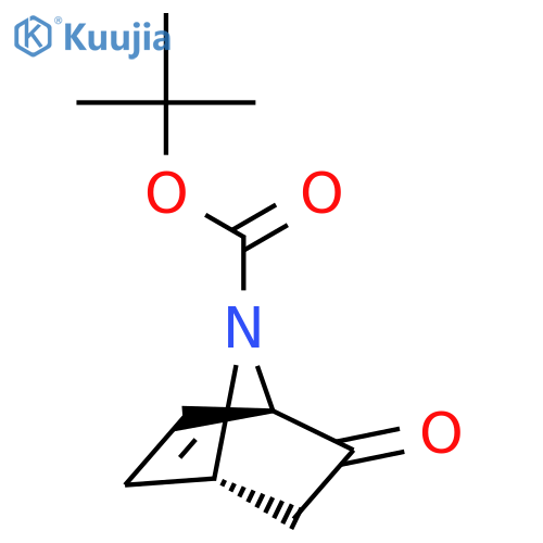 (1R,4R)-7-(tert-butoxycarbonyl)-7-azabicyclo[2.2.1]hept-5-en-2-one structure