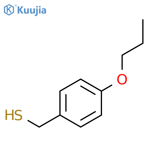 (4-propoxyphenyl)methanethiol structure