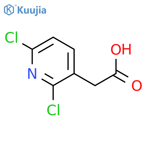 3-Pyridineacetic acid, 2,6-dichloro- structure