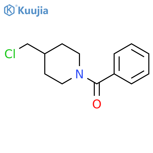 4-(Chloromethyl)-1-piperidinylphenylmethanone structure