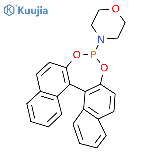 (S)-4-(Dinaphtho[2,1-d:1',2'-f][1,3,2]dioxaphosphepin-4-yl)morpholine structure