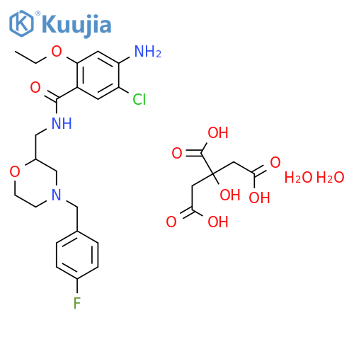 MOSAPRIDE CITRATE DIHYDRATE structure