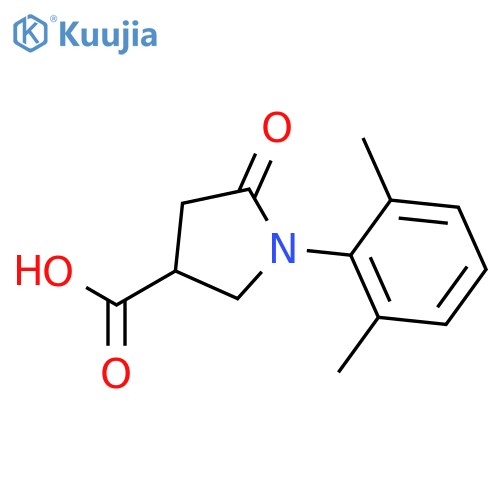 1-(2,6-Dimethyl-phenyl)-5-oxo-pyrrolidine-3-carboxylic acid structure