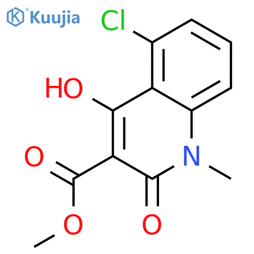Methyl 5-chloro-4-hydroxy-1-methyl-2-oxo-1,2-dihydroquinoline-3-carboxylate structure