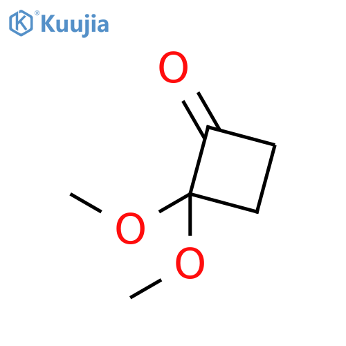 2,2-dimethoxycyclobutan-1-one structure