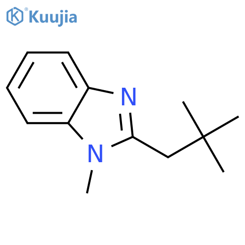 2-(2,2-dimethylpropyl)-1-methyl-1H-1,3-benzodiazole structure