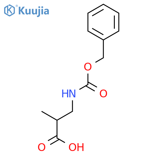 (S)-3-(((Benzyloxy)carbonyl)amino)-2-methylpropanoic acid structure